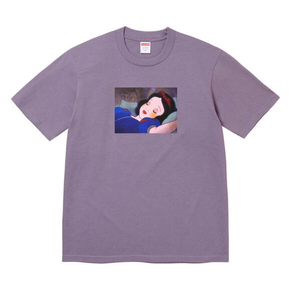 Supreme Other - FW '24 Supreme Snow White Tee Dusty Purple SS Size XL NWT
